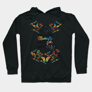 A girl should be like a butterfly Hoodie